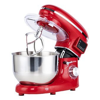 Yasomi SM 1504L Plastik 1500 W 5.5 lt Standlı Hamur Yoğurma ve Mutfak Şefi Kırmızı
