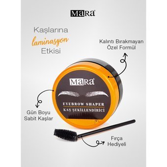 Mara Eyebrow Shaper Şeffaf Wax Kaş Sabitleyici 50 ml