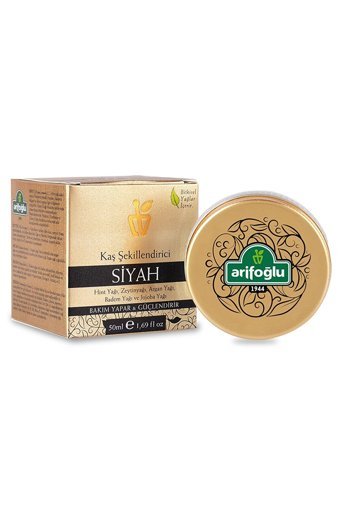 Arifoğlu Siyah Organik Renkli Wax Kaş Sabitleyici 50 ml