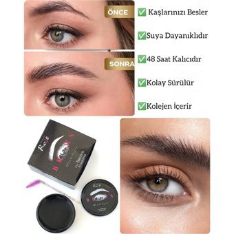 Roesia Rose Suya Dayanıklı Şeffaf Wax Kaş Sabitleyici 40 ml