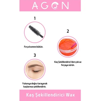 Agon Şeffaf Wax Kaş Sabitleyici 50 ml