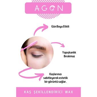 Agon Şeffaf Wax Kaş Sabitleyici 50 ml