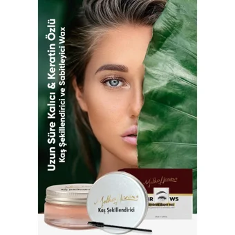 Meliha Hanım Şeffaf Wax Kaş Sabitleyici 50 ml