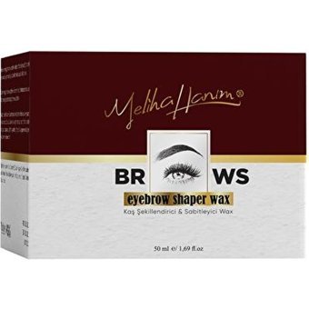 Meliha Hanım Şeffaf Wax Kaş Sabitleyici 50 ml