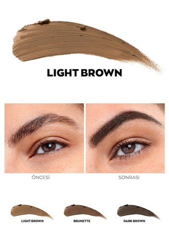 Avon Power Stay Açık Kahverengi Wax Kaş Sabitleyici 2 ml