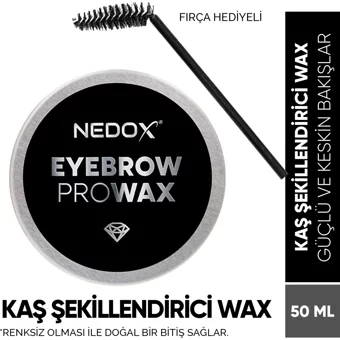 Nedox Şeffaf Wax Kaş Sabitleyici 50 ml