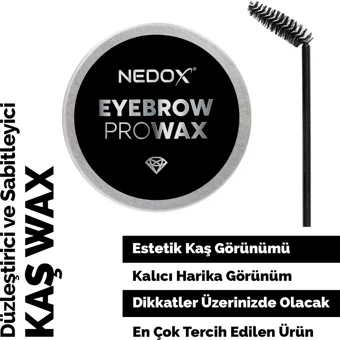 Nedox Şeffaf Wax Kaş Sabitleyici 50 ml