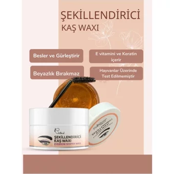 Baltonik Organik Vegan Şeffaf Wax Kaş Sabitleyici 50 ml