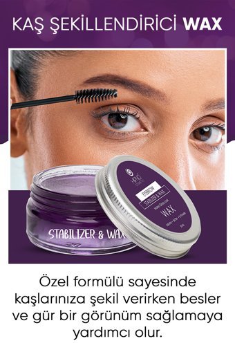 Hipno Cosmetic Şeffaf Wax Kaş Sabitleyici 50 ml