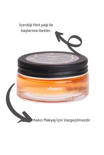 Vibesoo Şeffaf Wax Kaş Sabitleyici