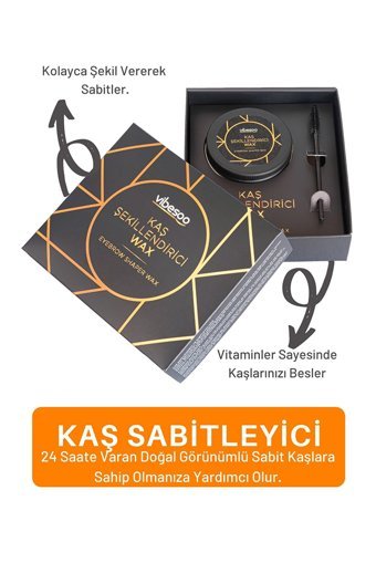 Vibesoo Şeffaf Wax Kaş Sabitleyici