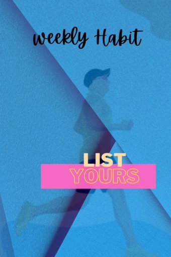 Weekly Habit A Health Tracker Of Your Life Thomas, Akhil Independently Publıshed
