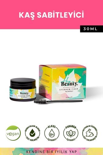 Hey Beauty Doğal Şeffaf Wax Kaş Sabitleyici 30 ml