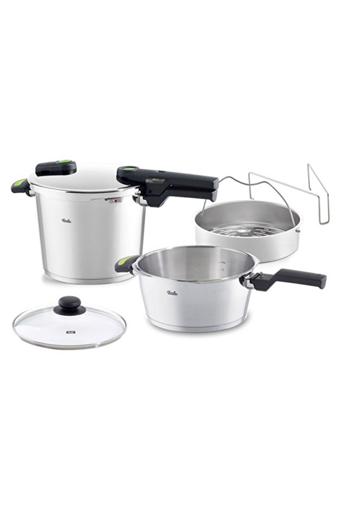 Fissler Vitaquick Green Clipso Kapak Cookstar Tabanlı 3.5 lt-6 lt Düdüklü Tencere Seti