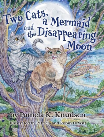 Two Cats, A Mermaid And The Disappearing Moon Knudsen, Pamela K Friesenpress