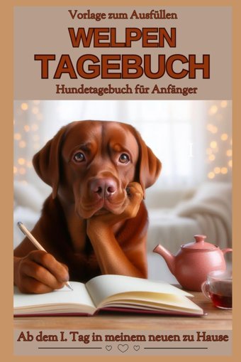Welpentagebuch Für Ihren Foxred Labrador, Labradorwelpen, Schönes Erinnerungs Tagebuch, Geschenk Für Hundebesitzer: Hundetagebuch Als Erstausstattung Hund, Vorlage Zum Ausfüllen, Welpenbuch Baron, Kathleen Independently Publıshed