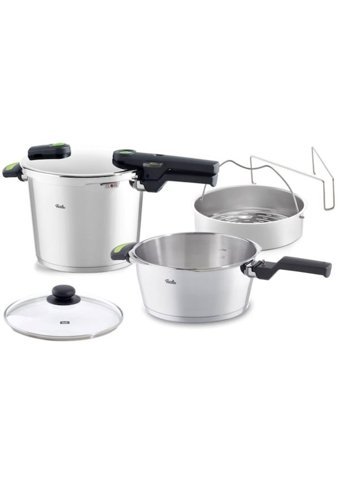 Fissler Vitaquick Green Clipso Kapak Cookstar Tabanlı 2.5 lt-4.5 lt Düdüklü Tencere Seti