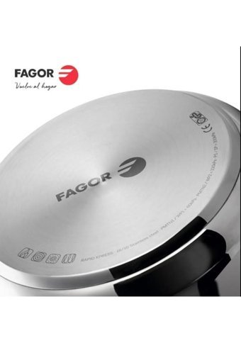Fagor Duo Clipso Kapak İndüksiyon Tabanlı 6 lt Düdüklü Tencere Siyah