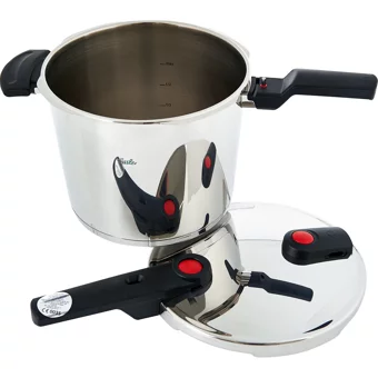 Fissler Vitaquick Red Clipso Kapak Cookstar Tabanlı 6 lt Düdüklü Tencere
