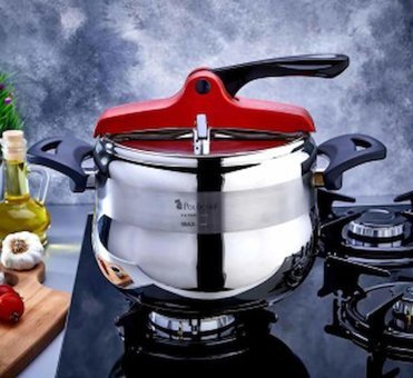 Ayven Güveç Düdüklü Kapak Çelik Tabanlı 8 lt Düdüklü Tencere
