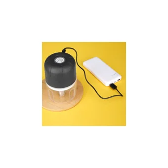 Ally Ez 33621 3.7 W 250 ml Plastik Hazneli Öğütücülü Üç Bıçaklı Mini Elektrikli Rondo Beyaz