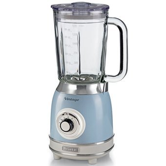 Ariete Vintage 400 W 600 ml Cam Hazneli Buz Kırıcılı 4 Bıçaklı Elektrikli Rondo Mavi