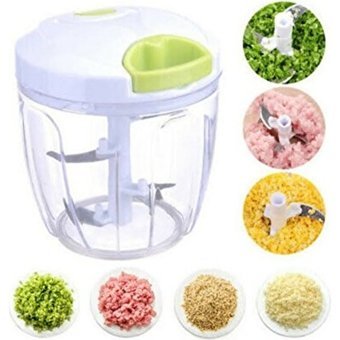 Gsc Store Vega Chopper 1000 ml Plastik Hazneli 5 Bıçaklı Mini İpli Doğrayıcı Beyaz