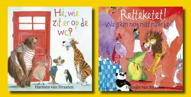 Uitdeelboekjes - Retteketet & H, Wie Zit Er Op De Wc? (Grappige En Ondeugende Rijmprentenboeken) Straaten, Harmen Van Leopold Bloom Press