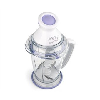 King K 711 400 W 1500 ml Plastik Hazneli Buz Kırıcılı Öğütücülü 4 Bıçaklı Elektrikli Rondo Kırmızı