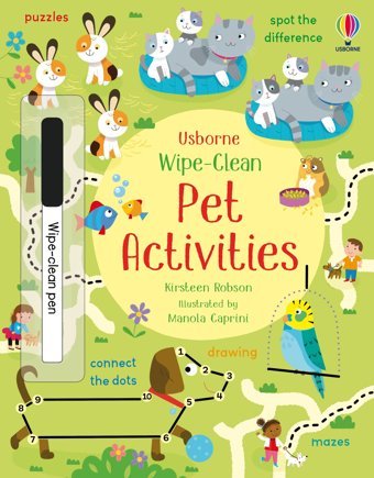 Wipe-Clean Pet Activities Robson, Kirsteen Usborne