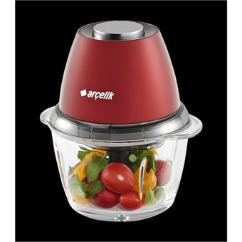 Arçelik K 8245 400 W 1000 ml Cam Hazneli Öğütücülü 4 Bıçaklı Elektrikli Rondo Kırmızı