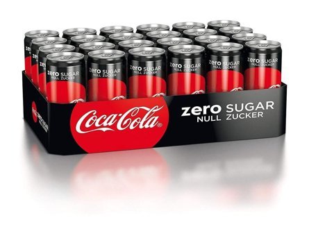 Coca Cola Zero Kutu Kola 330 ml 24 Adet