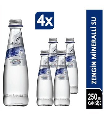 San Benedetto Sade Maden Suyu 4'lü 250 ml