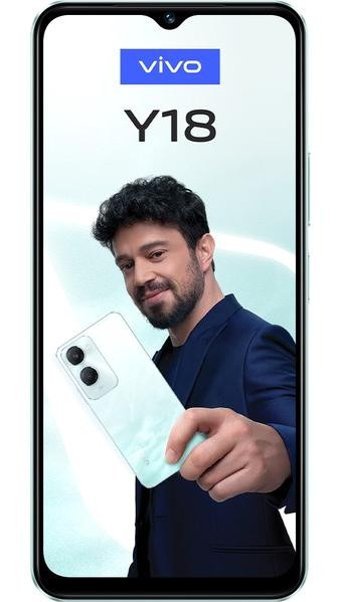 Vivo Y18 128 GB Hafıza 4 GB Ram 6.56 inç 50 MP Çift Hatlı IPS LCD Ekran Android Akıllı Cep Telefonu Mavi