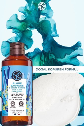Yves Rocher Algue Sauvage & Criste Marine Okyanus Esintisi Duş Jeli 400 ml