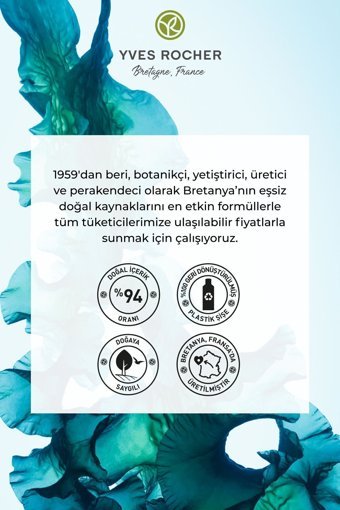 Yves Rocher Algue Sauvage & Criste Marine Okyanus Esintisi Duş Jeli 400 ml