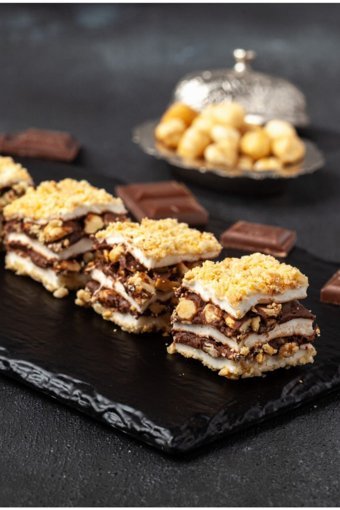 Hüsrevzade Baklava Çikolatalı-Fındıklı Lokum 500 gr