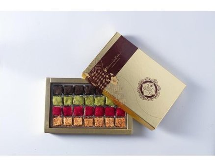 Meşhur Safranbolu Lokumcusu Gold Lux Kutu Karışık Lokum 500 gr