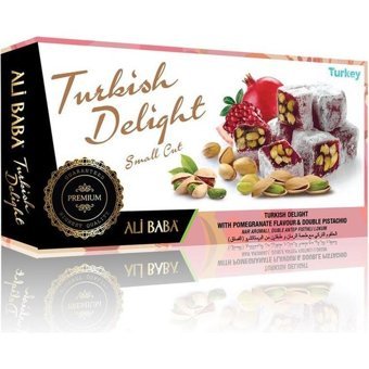 Ali Baba Gıda Premium Small Cut Antep Fıstıklı-Narlı Lokum 454 gr