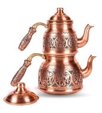 Coppergreat Happyone Mini Bakır Çaydanlık Kırmızı