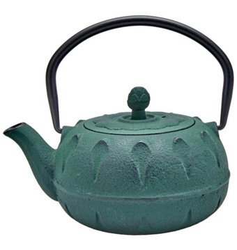 Karaca Greenish Mini Üstten Kulplu Döküm Çaydanlık Turkuaz