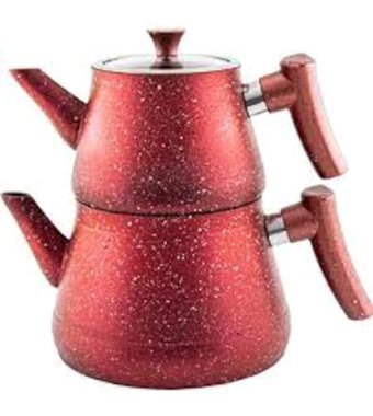 Acar Aless Granit Çaydanlık Granit-Kırmızı