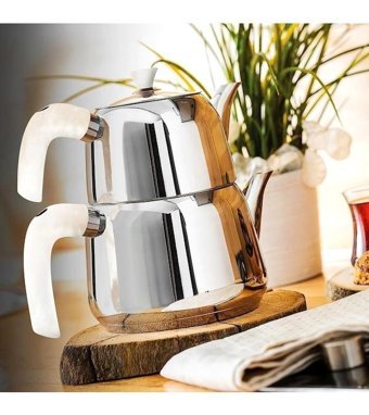 Amboss Pearl Prl4691 Çelik Çaydanlık Metal