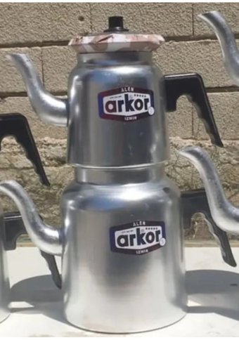Arkor No 0 Mini Alüminyum Çaydanlık Metal
