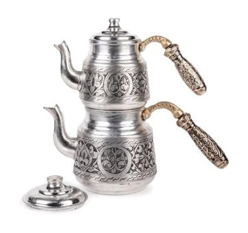 Coppergreat Mini Bakır Çaydanlık Beyaz