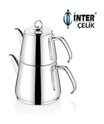 İnter Hanzade Çelik Çaydanlık İnox