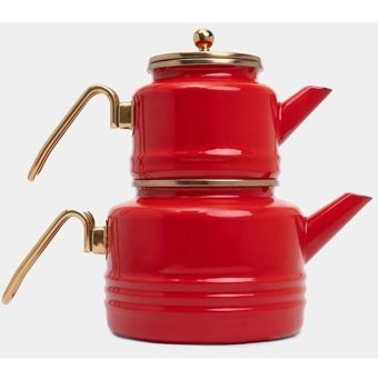 Miss Betty Lnacyd0012 Porselen Çaydanlık Kırmızı