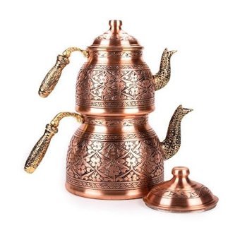 Coppergreat Papatya Mini Bakır Çaydanlık
