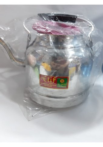 Elifsu No 20 Mini Üstten Kulplu Alüminyum Çaydanlık Gri