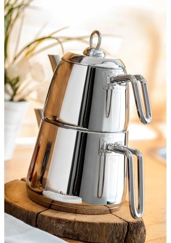 Amboss 4653 Çelik Çaydanlık Gri